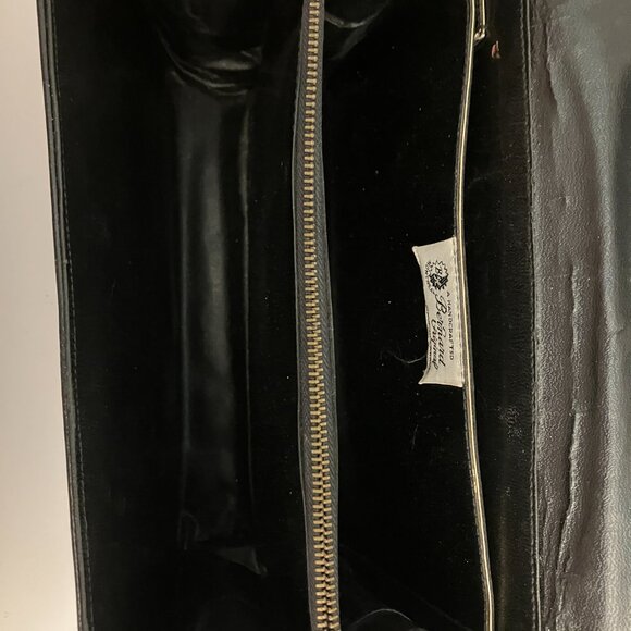 VTG Purse with Brass Details Handcrafted by Bernard Original Made in Canada - Picture 8 of 10